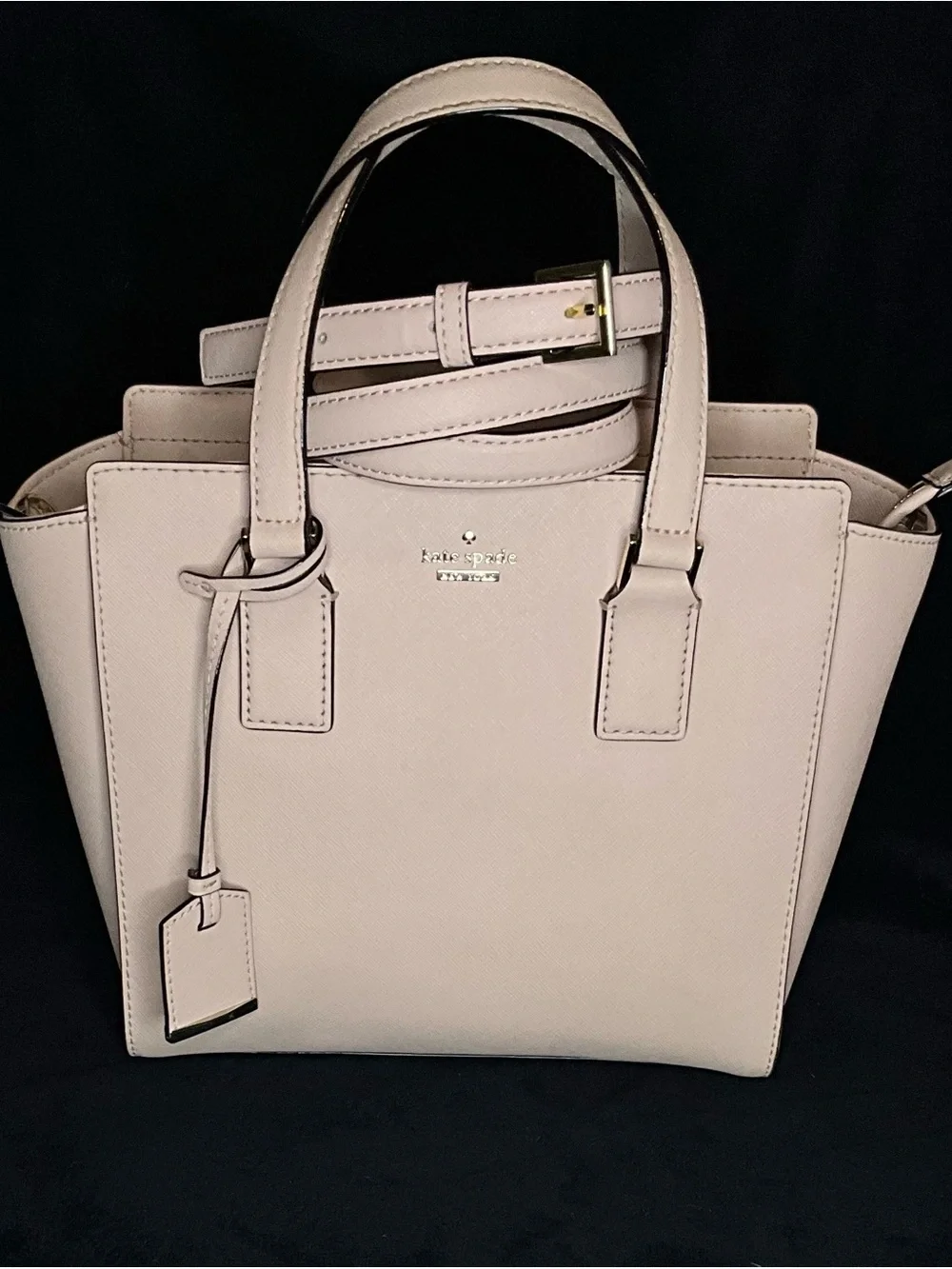 kate spade Light Blush Saffiano Leather Satchel
